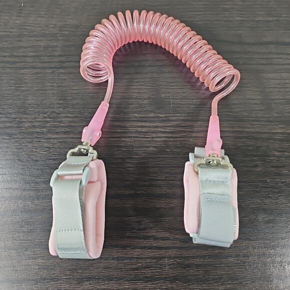 US Anti-Loss Strap Wrist Link Hand Harness Leash Band Safety Toddlers Child Pink - Picture 2 of 2